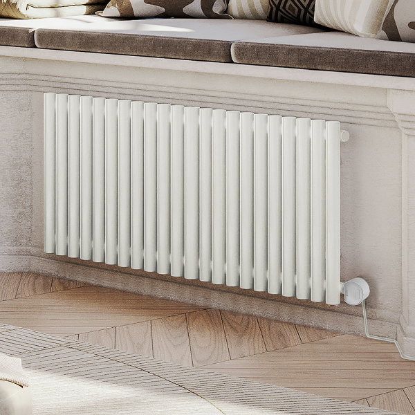 Terma Rolo Room E (Wi Fi Controlled) H580 X W1195mm White Electric Radiator with 1kw VEO Heating Element