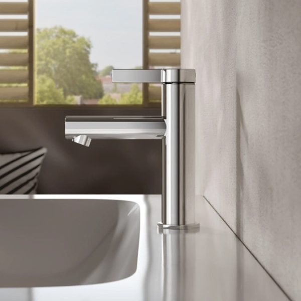 Keuco IXMO Single Lever Basin Mixer 100   Chrome - Image 3