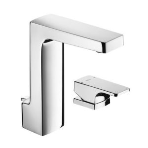 Roca L90 Chrome Deck Lever Basin Mixer with Pop up Waste