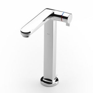 Roca Singles Pro Chrome Extended Basin Mixer with Progressive Technology & Pop up Waste