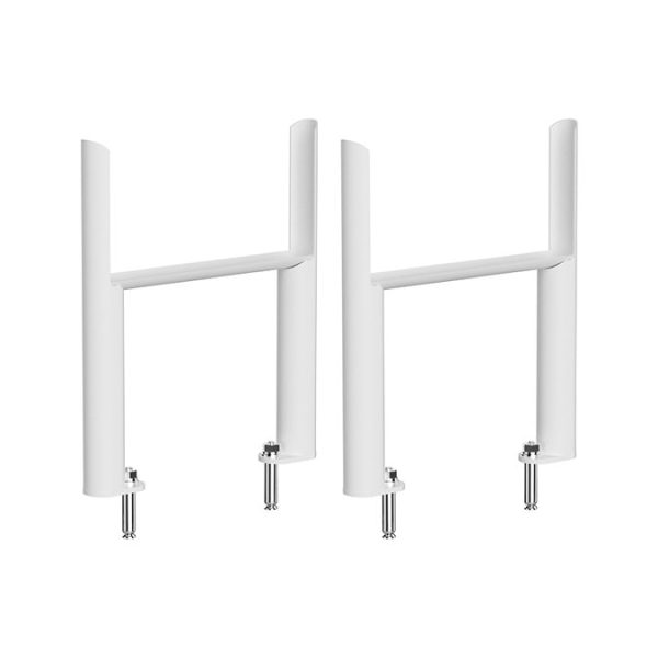 Keswick 300 x 1370mm Horizontal Radiator White 6 Column (30 Sections) with Feet - Image 3