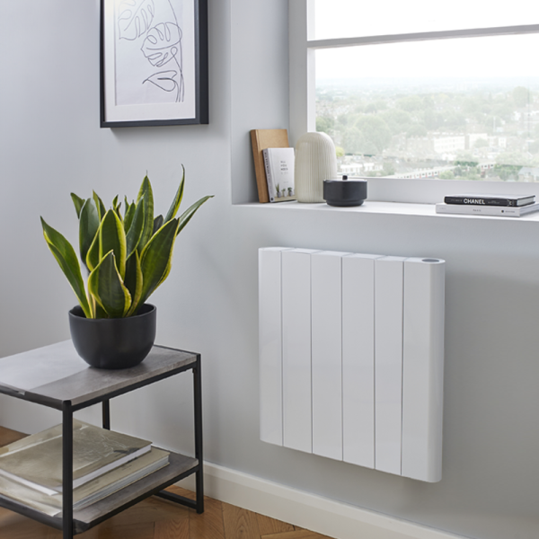 Urban Electric Smart Wifi Aluminium Panel 1000W Energy Saving Horizontal White Radiator   500 x 544mm