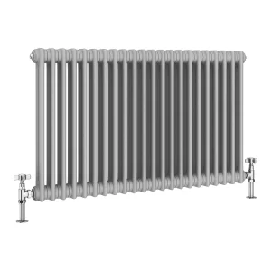Keswick Grey 600 x 1010mm Cast Iron Style Traditional 2 Column Radiator