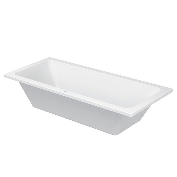 Duravit D Code 1800 x 800mm Double Ended Bath + Support Feet - Image 4