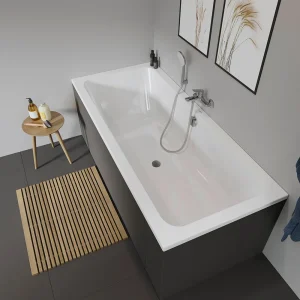 Duravit D Code 1800 x 800mm Double Ended Bath + Support Feet