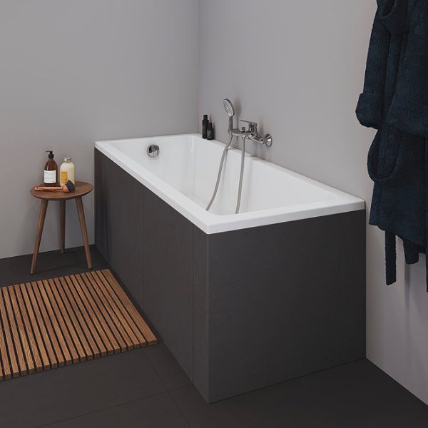 Duravit No.1 Single Ended Bath + Support Feet - Image 6