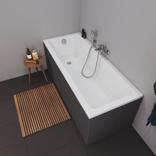 Duravit No.1 Single Ended Bath + Support Feet - Image 7