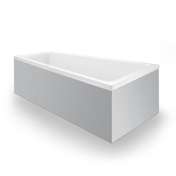 Duravit No.1 Trapezoidal Bath + Support Feet (Left Hand) - Image 2