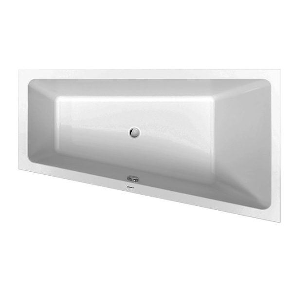 Duravit No.1 Trapezoidal Bath + Support Feet (Right Hand) - Image 3
