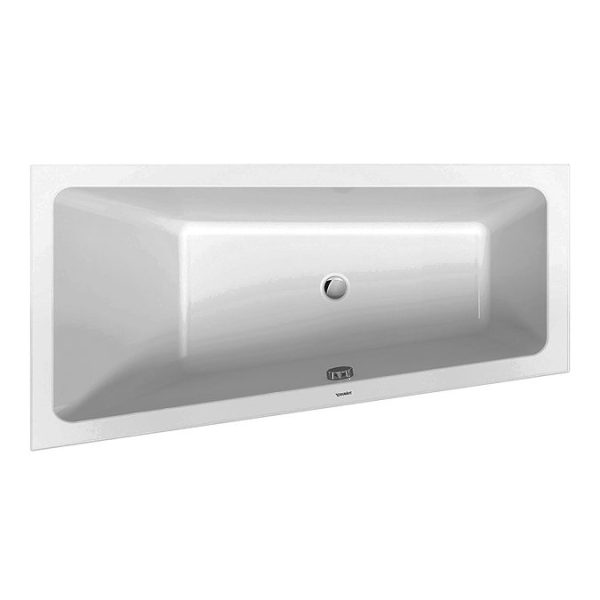 Duravit No.1 Trapezoidal Bath + Support Feet (Left Hand) - Image 3