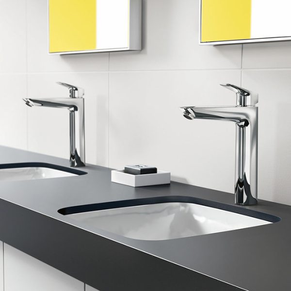 hansgrohe Logis Single Lever Basin Mixer 190 without Waste - Image 4