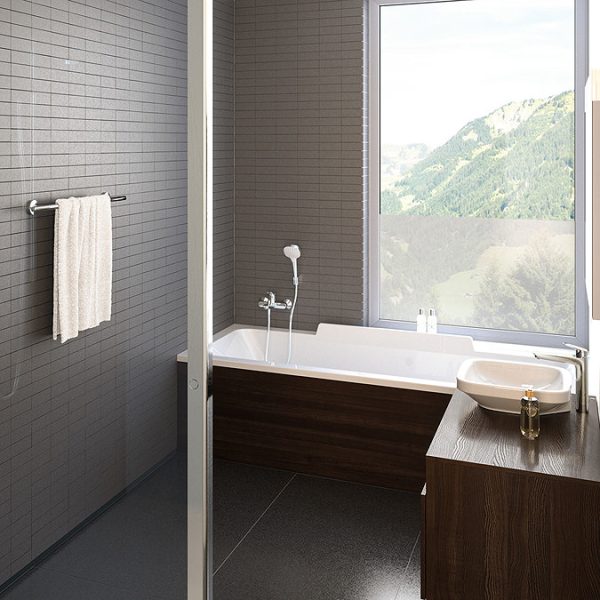 hansgrohe Logis Single Lever Basin Mixer 190 without Waste - Image 2