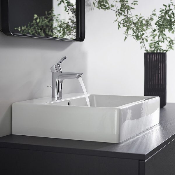 hansgrohe Logis Single Lever Basin Mixer 100 with Pop up Waste - Image 4