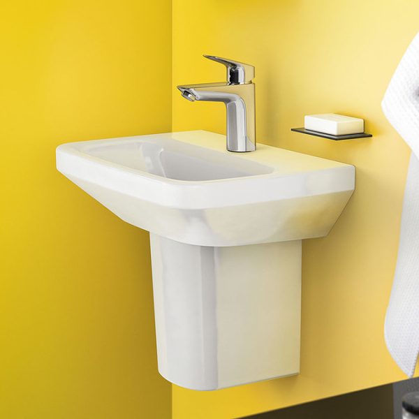 hansgrohe Logis Single Lever Basin Mixer 100 CoolStart with Pop up Waste - Image 6