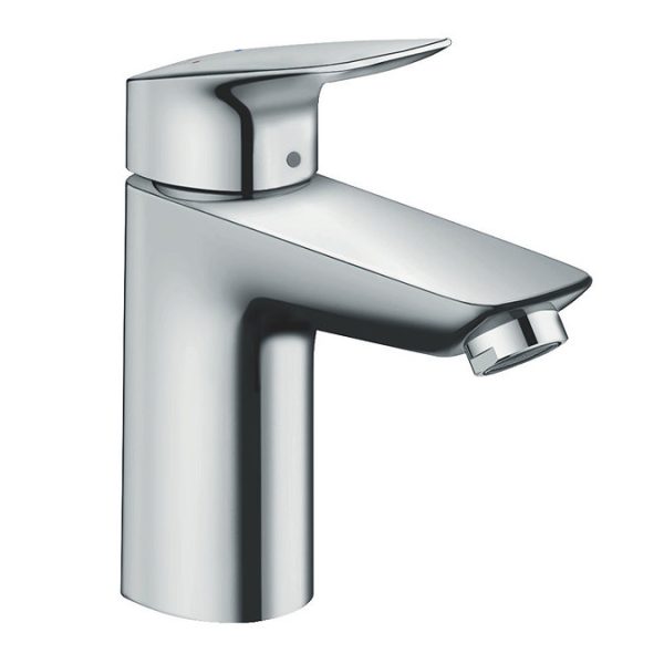 hansgrohe Logis Single Lever Basin Mixer 100 with Pop up Waste - Image 3