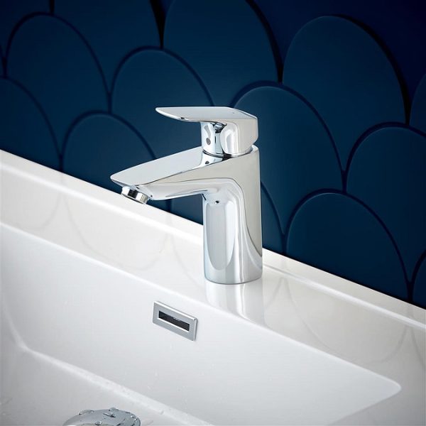 hansgrohe Logis Single Lever Basin Mixer 100 without Waste - Image 2