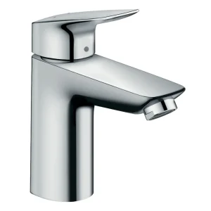 hansgrohe Logis Single Lever Basin Mixer 100 LowFlow with Pop up Waste