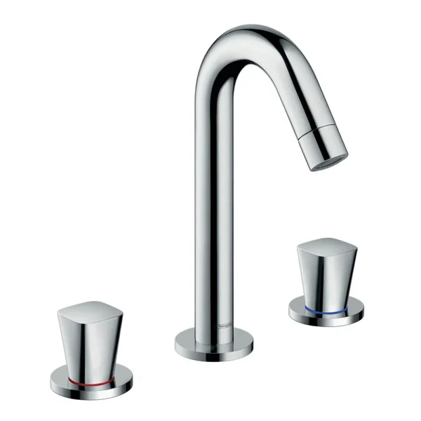 hansgrohe Logis 3 Hole Basin Mixer 150 with Pop up Waste