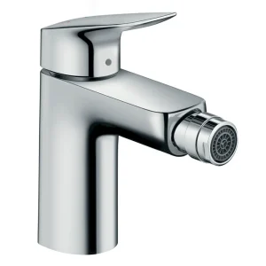 hansgrohe Logis Single Lever Bidet Mixer 100 with Pop up Waste
