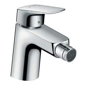 hansgrohe Logis Single Lever Bidet Mixer 70 with Pop up Waste