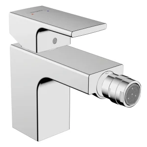 hansgrohe Vernis Shape Single Lever Bidet Mixer with Pop up Waste   Chrome