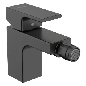 hansgrohe Vernis Shape Single Lever Bidet Mixer with Pop up Waste   Matt Black
