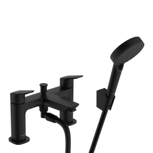 hansgrohe Logis  Bath Shower Mixer with Kit   Matt Black