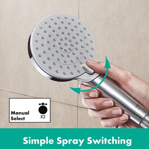 hansgrohe Vernis Blend Bath Shower Mixer with Kit   Chrome - Image 2