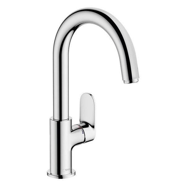 hansgrohe Vernis Blend Single Lever Basin Mixer with Swivel Spout and Pop up Waste - Image 3