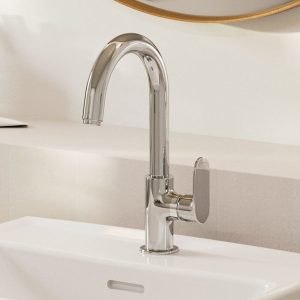 hansgrohe Vernis Blend Single Lever Basin Mixer with Swivel Spout and Pop up Waste