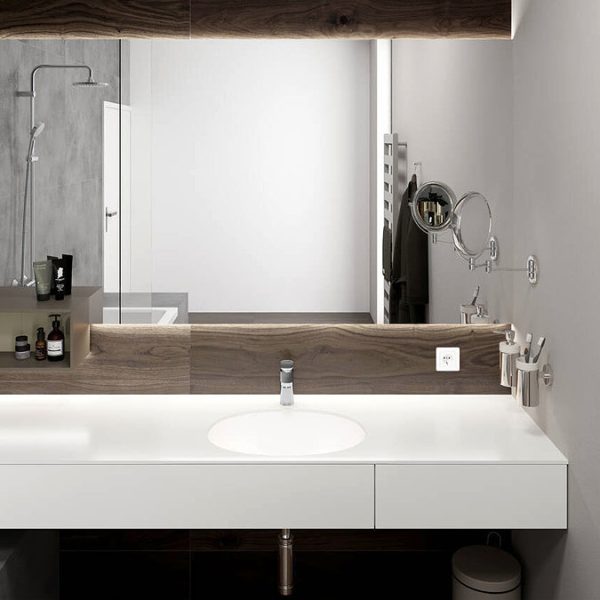 hansgrohe Pack of 6 Vernis Blend Single Lever Basin Mixer 70 with Pop up Waste - Image 2
