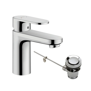 hansgrohe Vernis Blend Single Lever Basin Mixer 100 with Pop up Waste