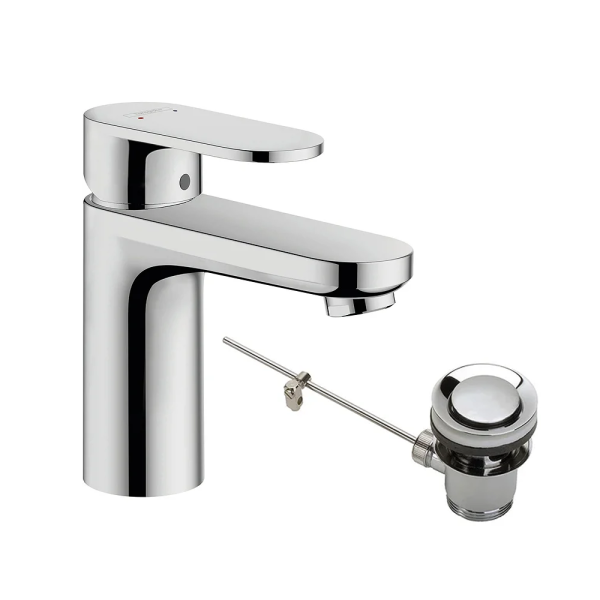 hansgrohe Vernis Blend Single Lever Basin Mixer 100 with Pop up Waste