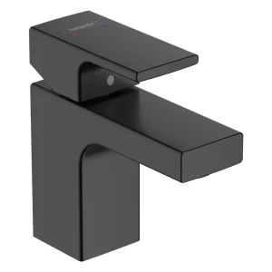 hansgrohe Vernis Shape Single Lever Basin Mixer 70 without Waste   Matt Black