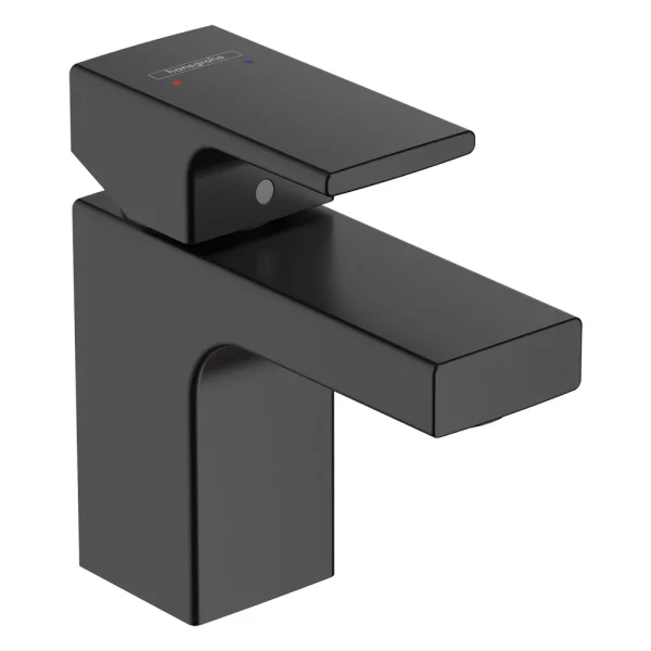 hansgrohe Vernis Shape Single Lever Basin Mixer 70 without Waste   Matt Black