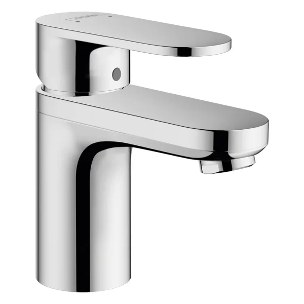 hansgrohe Vernis Blend Single Lever Basin Mixer 100 with Isolated Water Conduction and Pop up Waste
