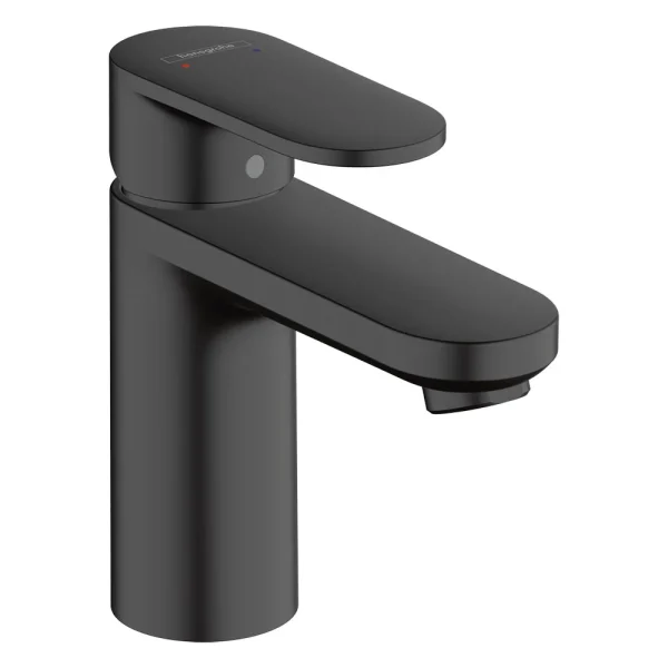 hansgrohe Vernis Blend Single Lever Basin Mixer 100 without Waste   Matt Black