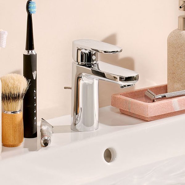 hansgrohe Vernis Blend Single Lever Basin Mixer 100 CoolStart with Pop up Waste   Chrome - Image 3