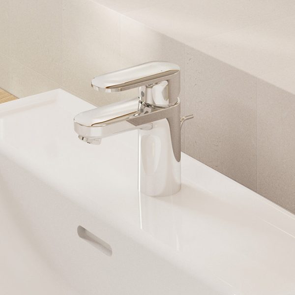 hansgrohe Vernis Blend Single Lever Basin Mixer 70 CoolStart with Pop up Waste   Chrome - Image 3