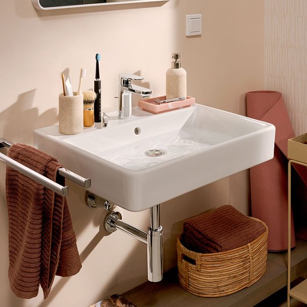 hansgrohe Vernis Blend Single Lever Basin Mixer 100 CoolStart with Pop up Waste   Chrome - Image 4