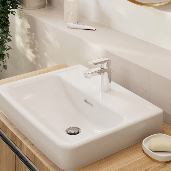 hansgrohe Vernis Blend Single Lever Basin Mixer 70 CoolStart with Pop up Waste   Chrome - Image 4