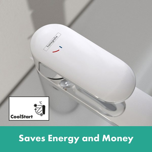 hansgrohe Vernis Blend Single Lever Basin Mixer 70 CoolStart with Pop up Waste   Chrome - Image 6