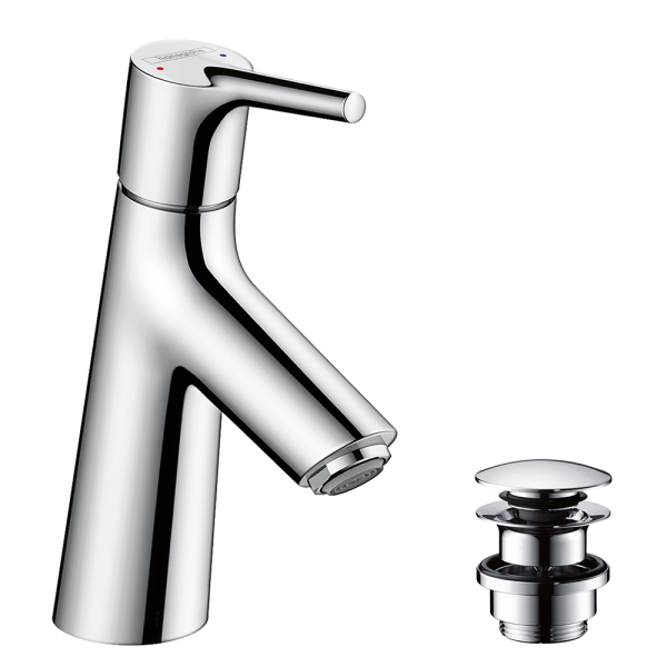 hansgrohe Talis S Single Lever Basin Mixer 80 with Push open Waste