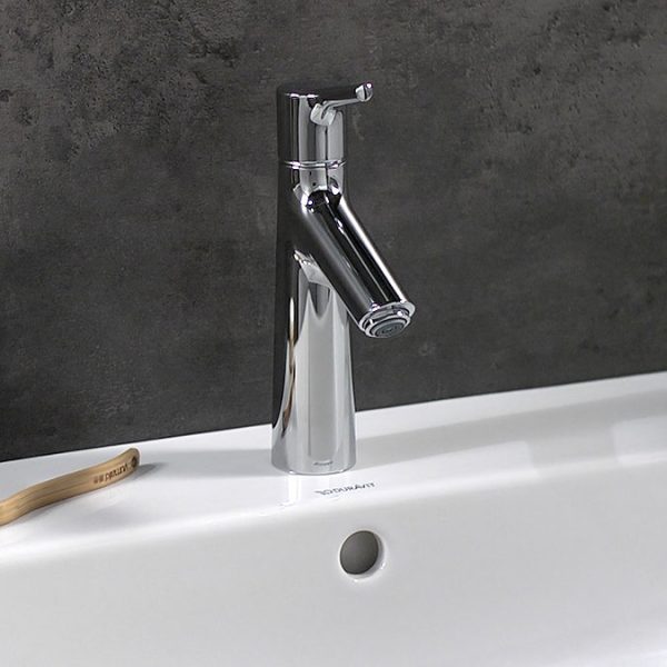 hansgrohe Talis S Single Lever Basin Mixer 100 without Waste - Image 2