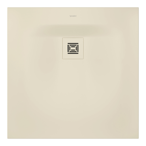Duravit Sustano 800 x 800mm Square Shower Tray   Matt Cream