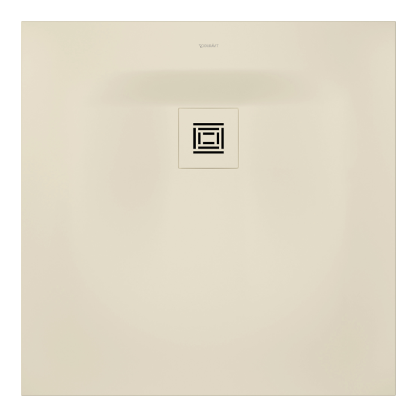 Duravit Sustano 800 x 800mm Square Shower Tray   Matt Cream