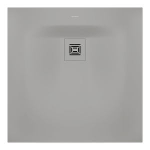 Duravit Sustano 800 x 800mm Square Shower Tray    Matt Light Grey