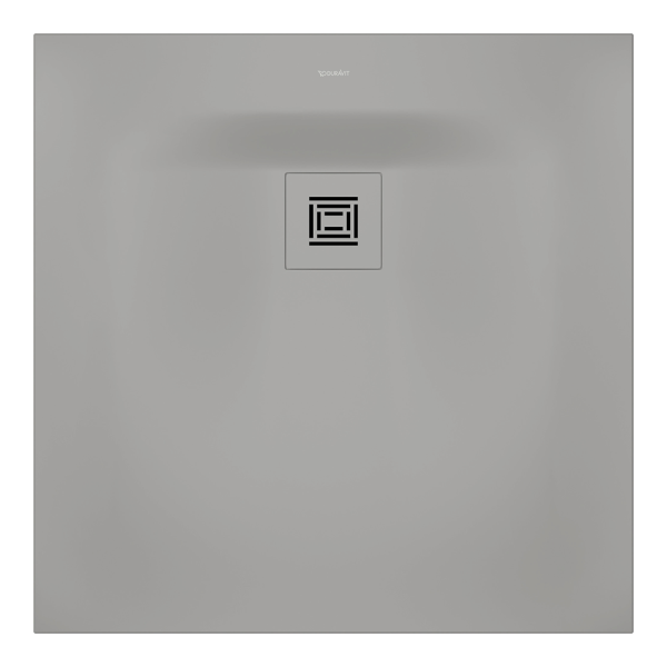 Duravit Sustano 800 x 800mm Square Shower Tray    Matt Light Grey