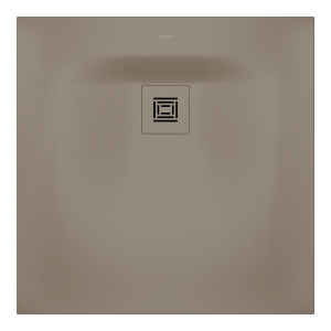 Duravit Sustano 800 x 800mm Square Shower Tray   Matt Greige