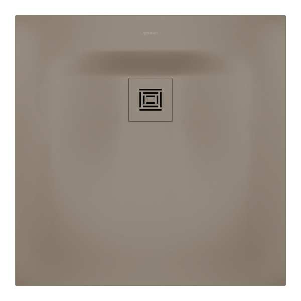 Duravit Sustano 800 x 800mm Square Shower Tray   Matt Greige